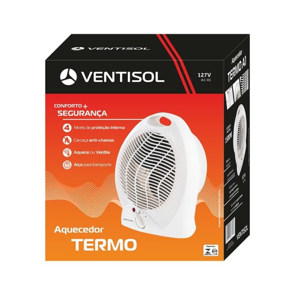 Aquecedor Doméstico Termo 1500W 127V Ventisol - Image 2